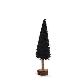 Árvore de Natal Preto e Natural 40 cm