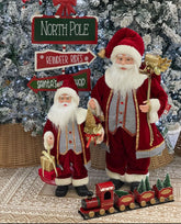 Kit Decorativo Papai Noel (4 Itens)