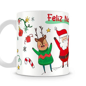 Caneca Feliz Natal Desenho