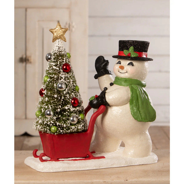 Artigo Decorativo Boneco de Neve Divertido